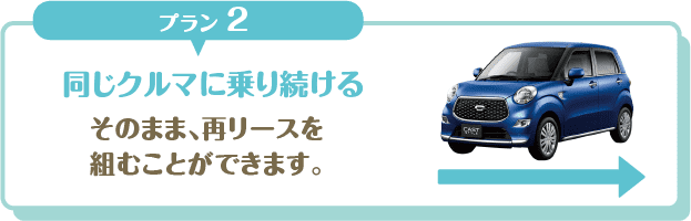 プラン2:同じクルマに乗り続ける