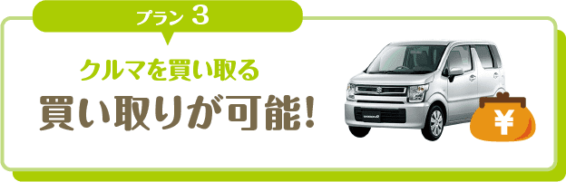 プラン3:クルマを買い取る